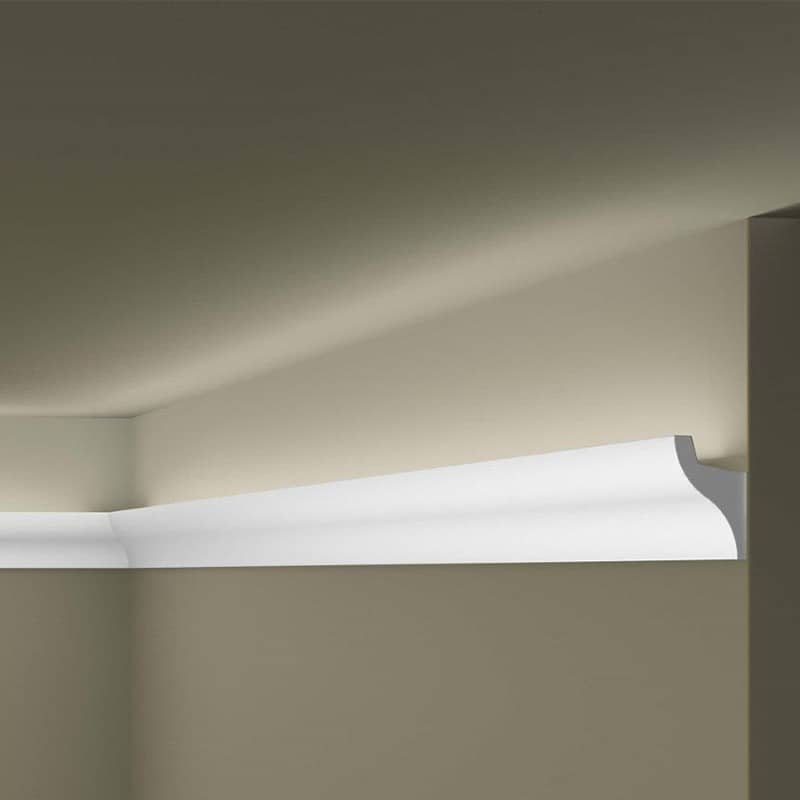Cornișă decorativă WALLSTYL® IL3 pentru bandă LED
