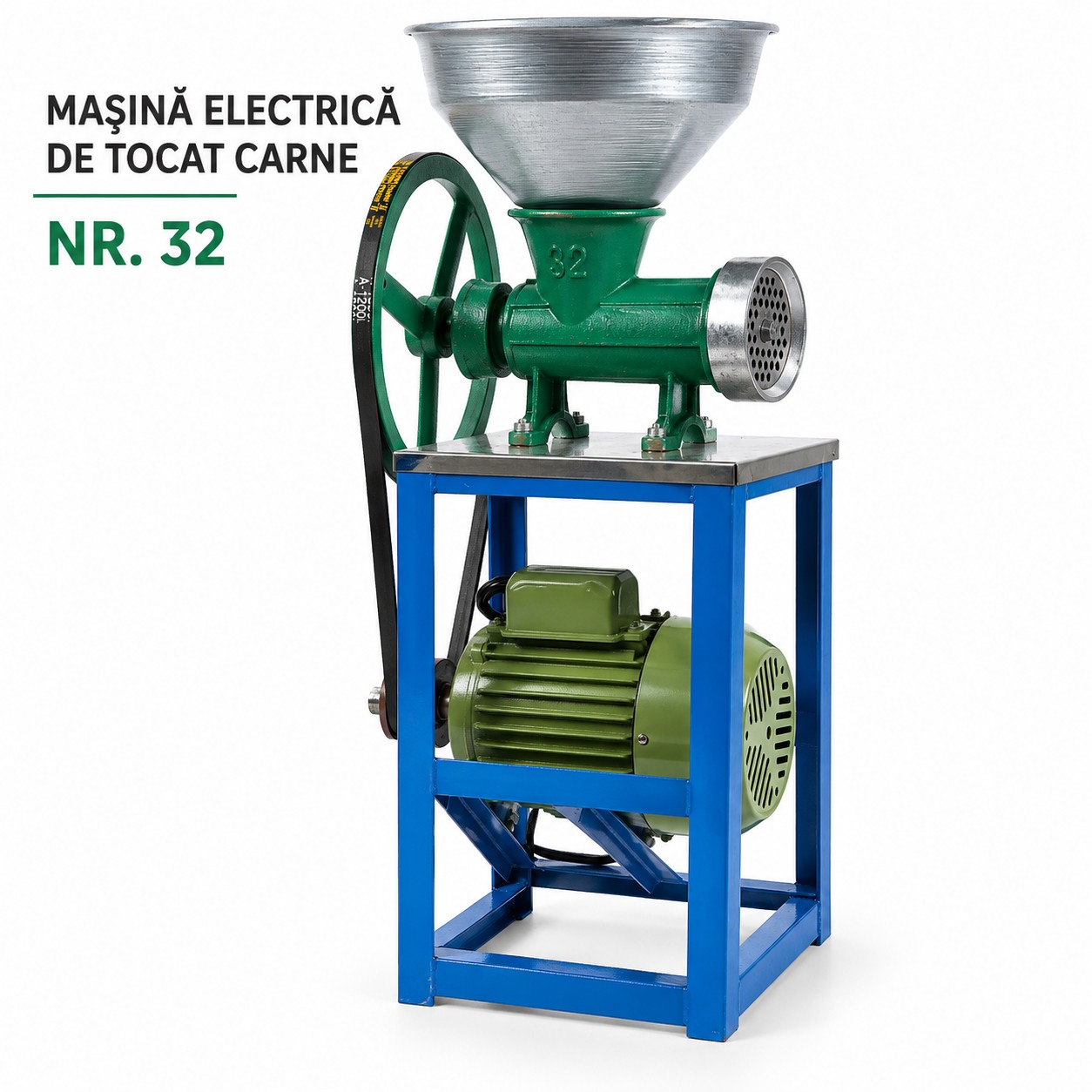Mașină electrică de tocat carne Nr. 32 – fotografia produsului de pe bricolaj-krmendan.ro
