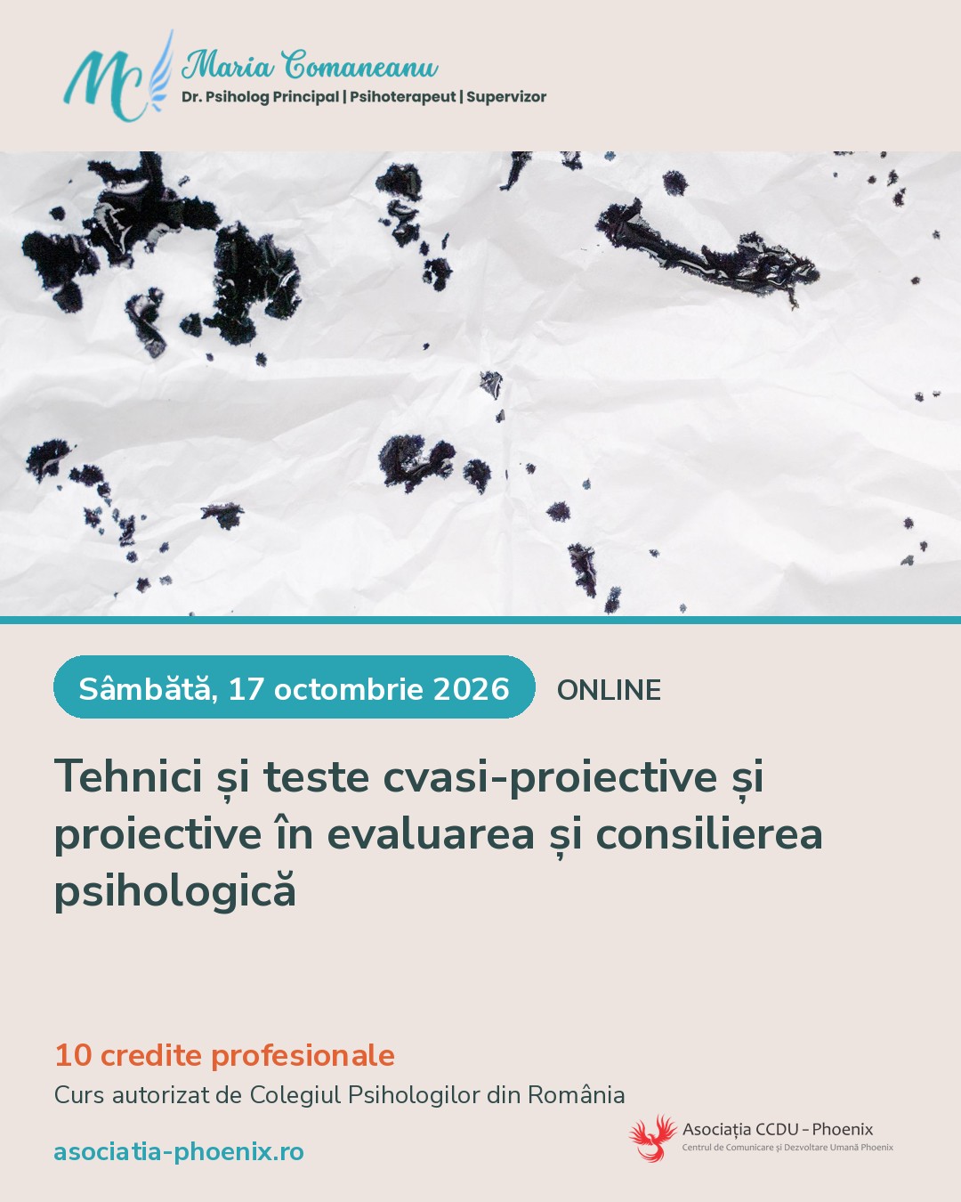 Curs 17.10: Tehnici și teste cvasi-proiective și proiective în evaluarea și consilierea psihologică