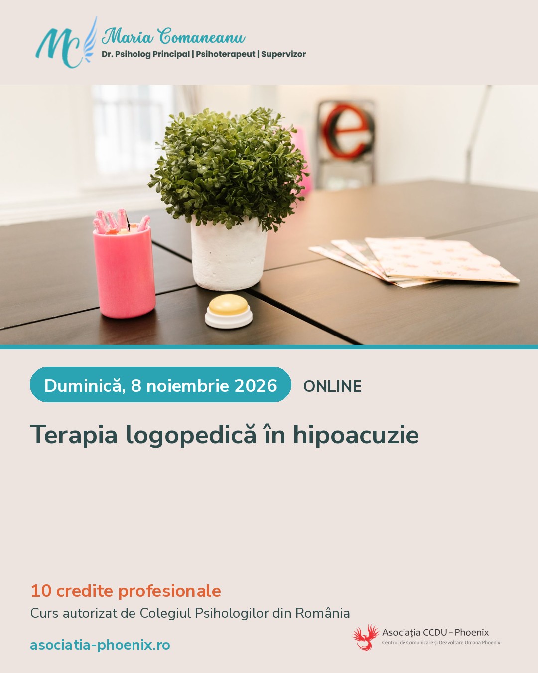 Curs 08.11: Terapia logopedică în hipoacuzie