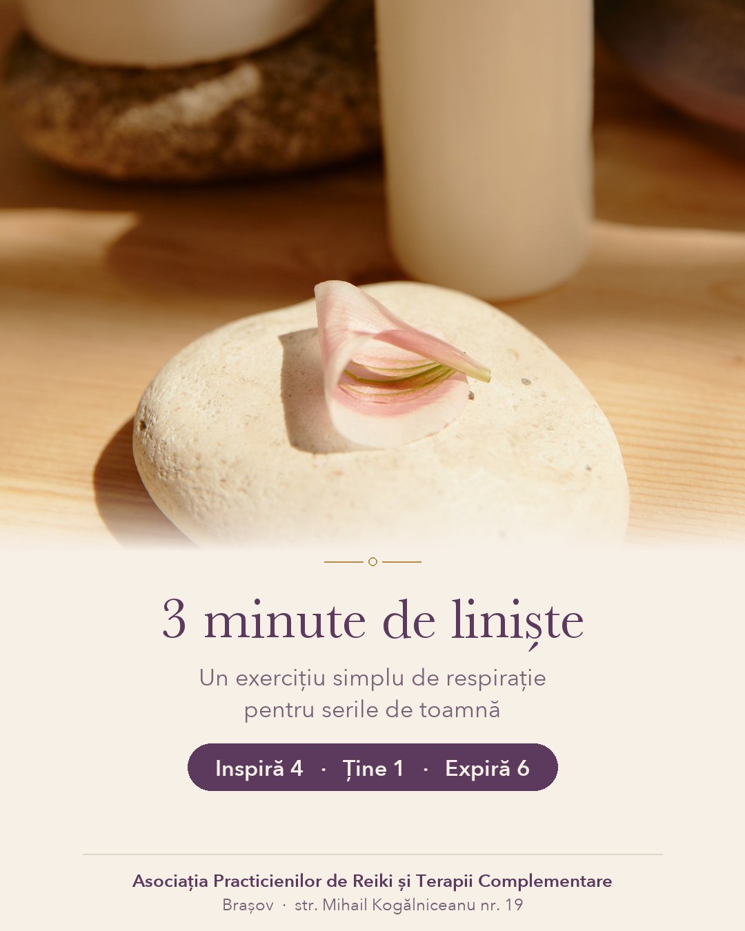 3 minute de liniște